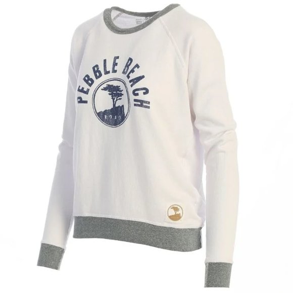 Original Retro Brand Tops - New Pebble Beach Golf Course Lone Cypress Sweatshirt XS